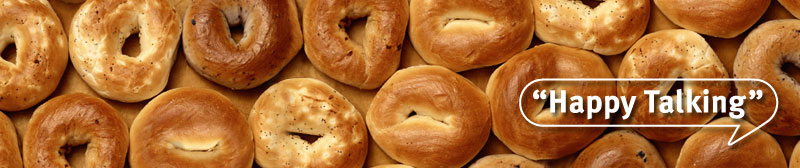 Happy Talking - smiling bagels